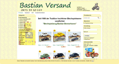Desktop Screenshot of bastian-versand.de